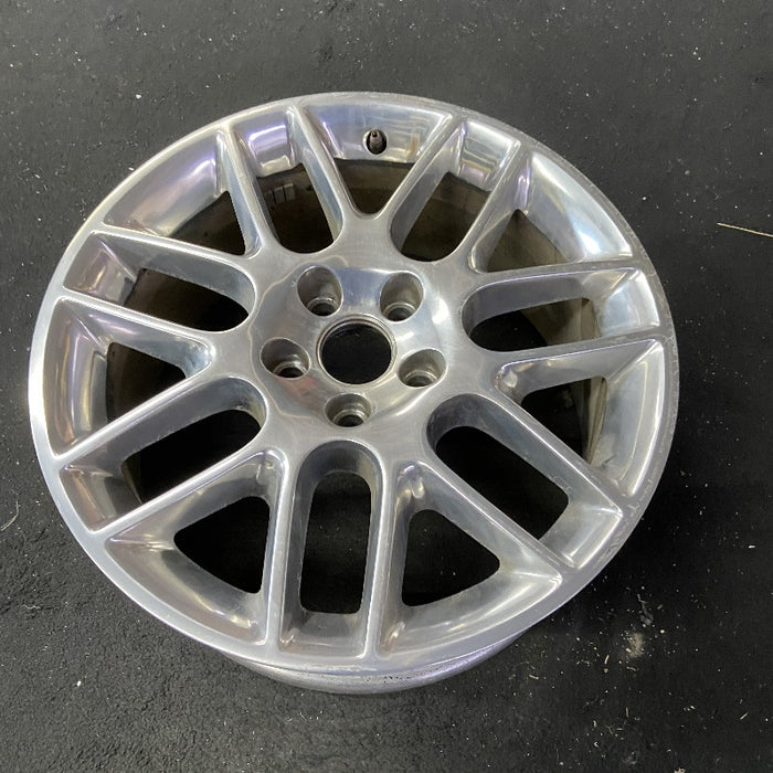 18" MUSTANG 12 18x8 aluminum TPMS 14 spoke 7 split spokes polished Original OEM Wheel Rim