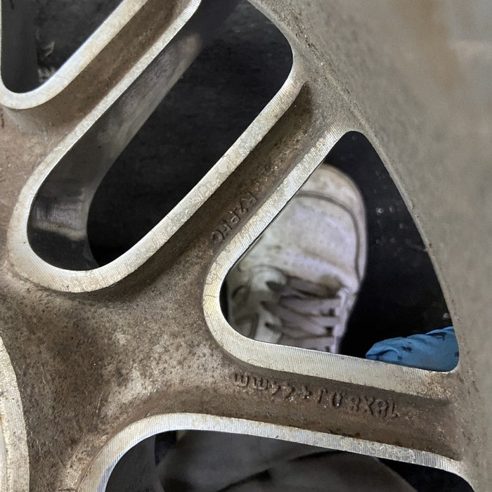 18" MUSTANG 12 18x8 aluminum TPMS 14 spoke 7 split spokes polished Original OEM Wheel Rim