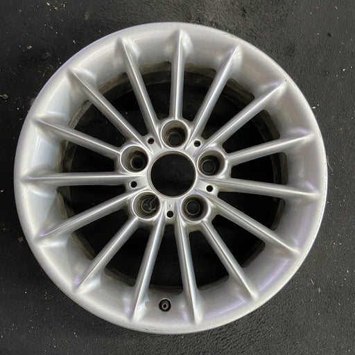 16" BMW 525i 01-03 16x7 , 15 spoke, rounded outer edge Original OEM Wheel Rim - Angle View