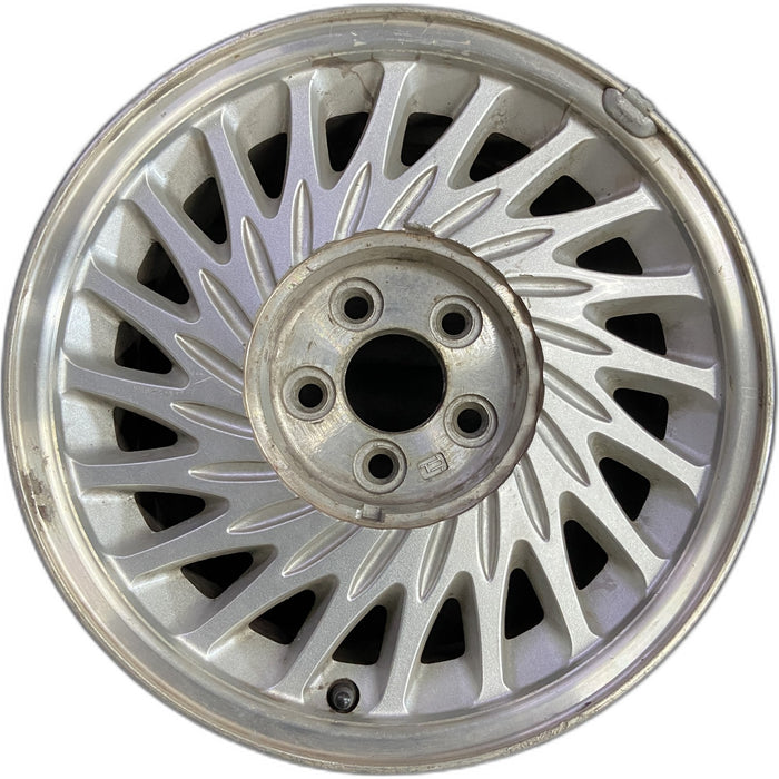 16" LINCOLN MARK SERIES 93-94 16x7 , directional spokes, chrome, L. Original - Front View