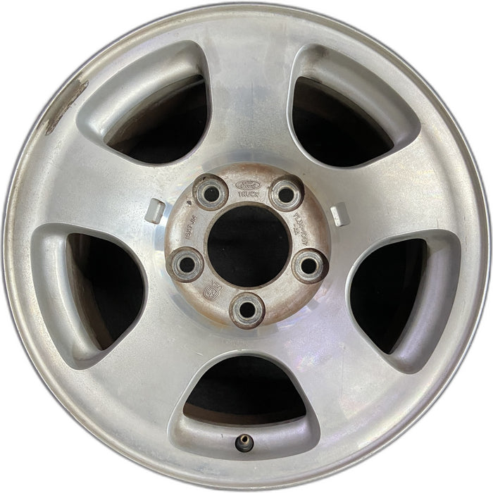 16" FORD F150 PICKUP 00 14mm lug , 16x7, aluminum, 5 straight spokes Original OEM Wheel Rim