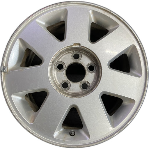 16" LINCOLN LS 02 16x7 7 spoke brushed satin finish Original OEM Wheel Rim - Front View