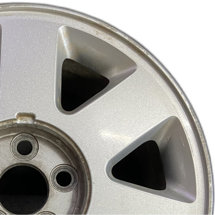 16" LINCOLN LS 02 16x7 7 spoke brushed satin finish Original OEM Wheel Rim - Side Profile