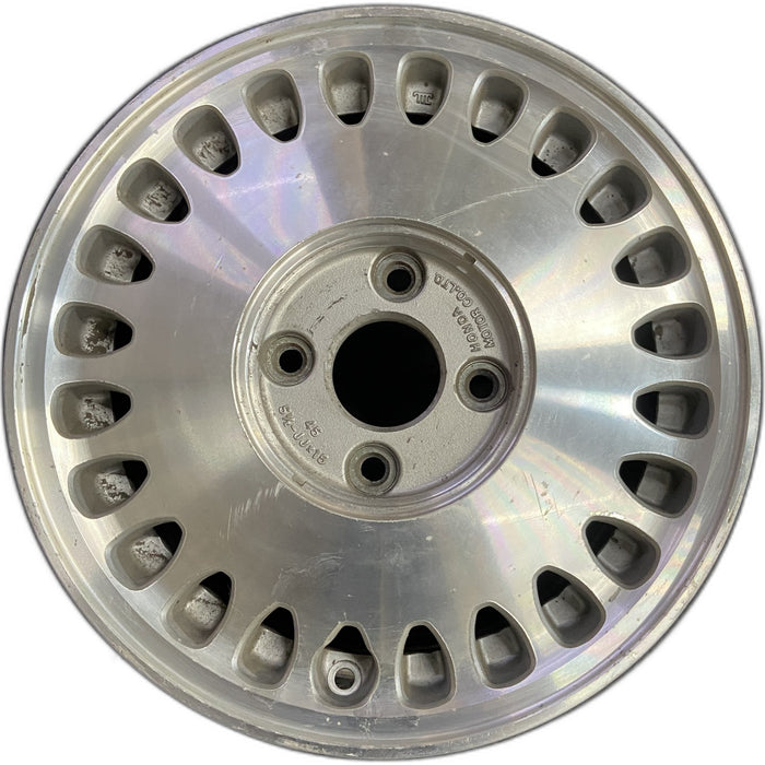 15" LEGEND 89-90 15x5.5, alloy, 4 Dr Original OEM Wheel Rim - Front View