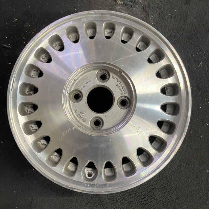 15" LEGEND 89-90 15x5.5, alloy, 4 Dr Original OEM Wheel Rim - Angle View