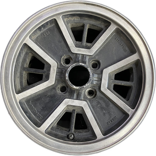 14" 280ZX 79-80 14x6 , gold Original OEM Wheel Rim - Front View