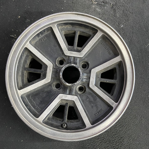 14" 280ZX 79-80 14x6 , gold Original OEM Wheel Rim - Angle View