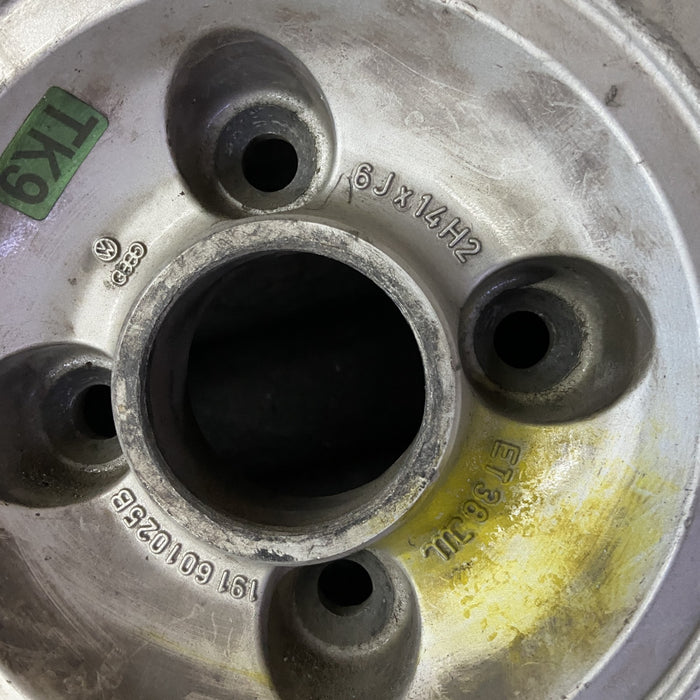 14" GOLF 85-88 14x6, alloy, 15 spoke Original OEM Wheel Rim