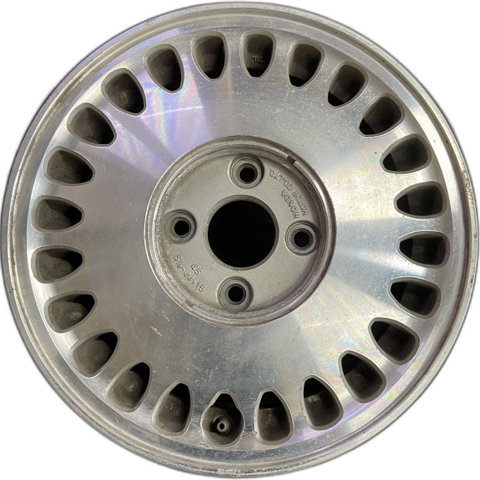 15" LEGEND 89-90 15x5.5, alloy, 4 Dr Original OEM Wheel Rim - Front View