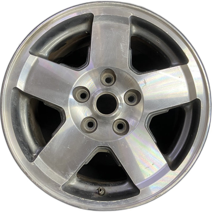 17" COMMANDER 08 17x7.5 aluminum 5 spoke spokes step up to outer rim machined face Original OEM Wheel Rim