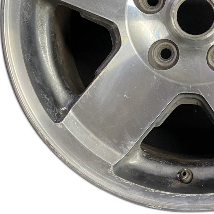 17" COMMANDER 08 17x7.5 aluminum 5 spoke spokes step up to outer rim machined face Original OEM Wheel Rim