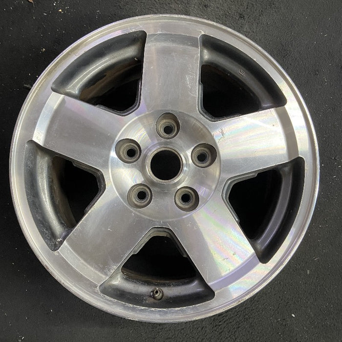 17" COMMANDER 08 17x7.5 aluminum 5 spoke spokes step up to outer rim machined face Original OEM Wheel Rim