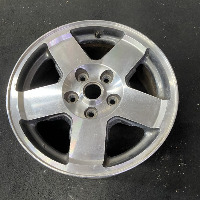 17" COMMANDER 08 17x7.5 aluminum 5 spoke spokes step up to outer rim machined face Original OEM Wheel Rim