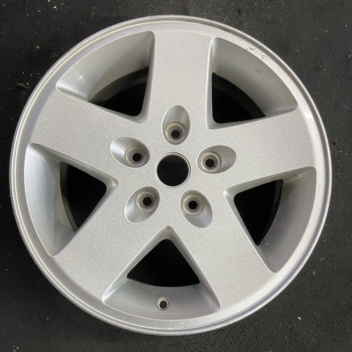 17" WRANGLER 07-08 17x7.5 silver Original OEM Wheel Rim - Front View