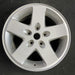 17" WRANGLER 07-08 17x7.5 silver Original OEM Wheel Rim - Front View