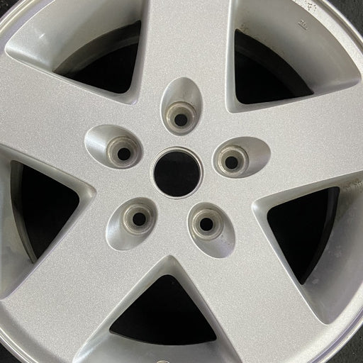 17" WRANGLER 07-08 17x7.5 silver Original OEM Wheel Rim - Angle View