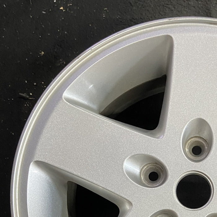 17" WRANGLER 07-08 17x7.5 silver Original OEM Wheel Rim - Side Profile