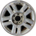 18" FORD F150 PICKUP 07-08 18x7.5, aluminum, 5 spoke, split spokes, chrome clad - Front View