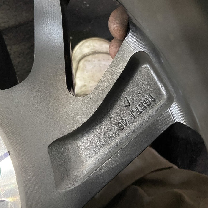 16" CIVIC 16 16x7 alloy gray inlay Sdn Original OEM Wheel Rim