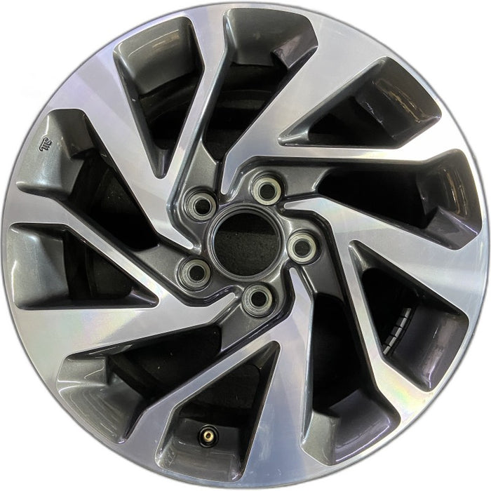 16" CIVIC 16 16x7 alloy gray inlay Sdn Original OEM Wheel Rim