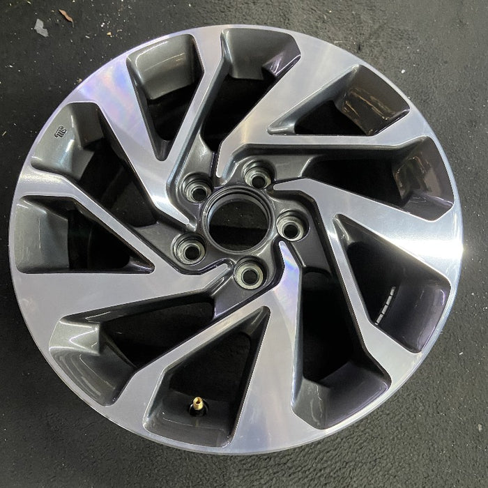 16" CIVIC 16 16x7 alloy gray inlay Sdn Original OEM Wheel Rim