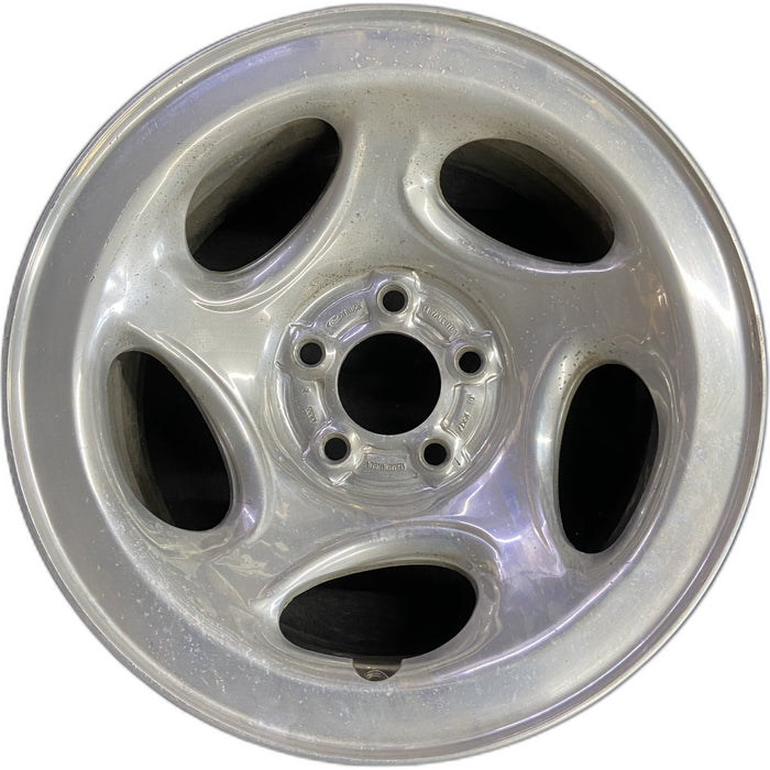 16" FORD F150 PICKUP 00 12mm lugs , 16x7, aluminum, 5 ovals spokes Original OEM - Front View