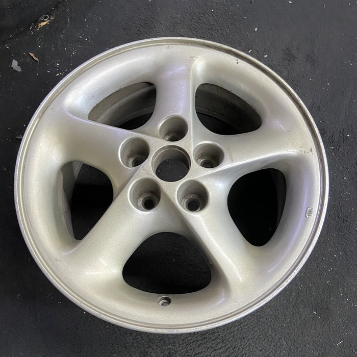 16" PROBE 93-94 16x7, straight spokes, R. Original OEM Wheel Rim - Side Profile