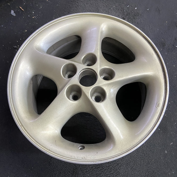 16" PROBE 93-94 16x7, straight spokes, R. Original OEM Wheel Rim - Side Profile