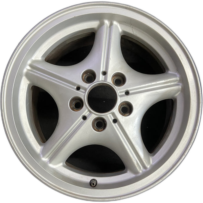 16" BMW Z3 01-02 16x7, alloy, 5 spoke, webbed spoke, natural Original OEM Wheel Rim