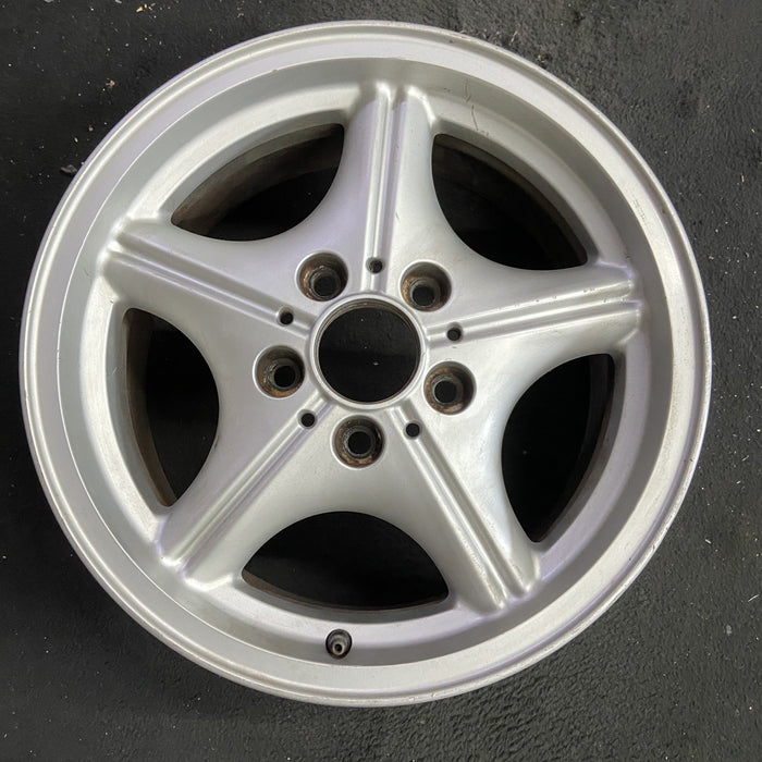 16" BMW Z3 01-02 16x7, alloy, 5 spoke, webbed spoke, natural Original OEM Wheel Rim
