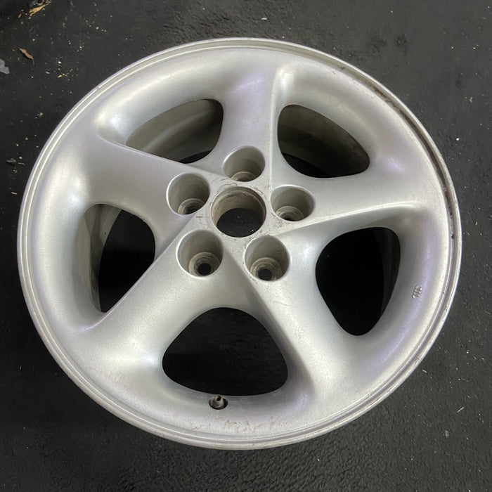 16" PROBE 93-94 16x7, straight spokes, R. Original OEM Wheel Rim - Side Profile