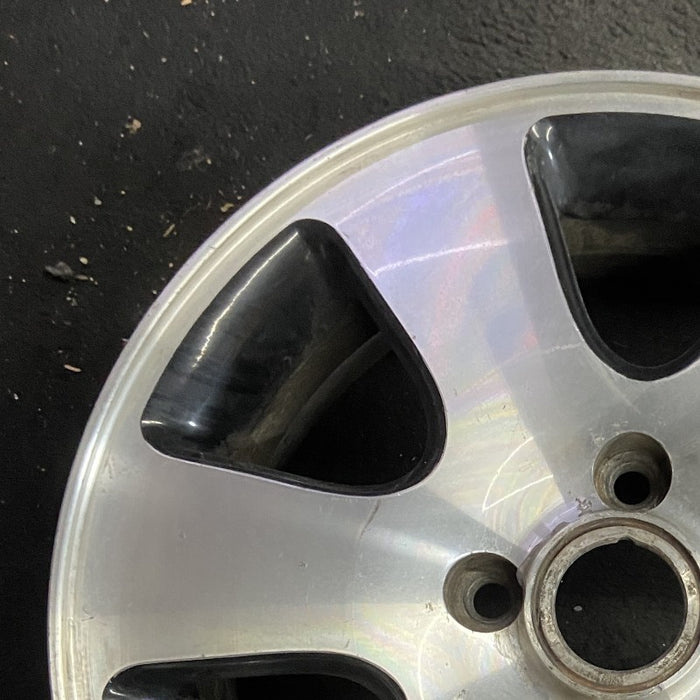 16" FOCUS 01-02 16x6 alloy 6 spoke black in pockets Original OEM Wheel Rim