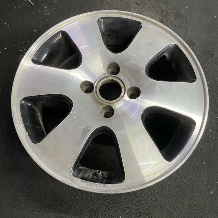 16" FOCUS 01-02 16x6 alloy 6 spoke black in pockets Original OEM Wheel Rim