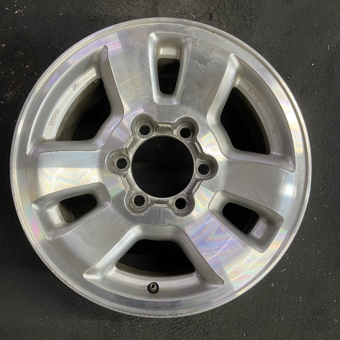 16" 4 RUNNER 96-98 16x7 alloy w/Chou Seiki manufacturer shank lug nuts requires washer Original OEM Wheel Rim