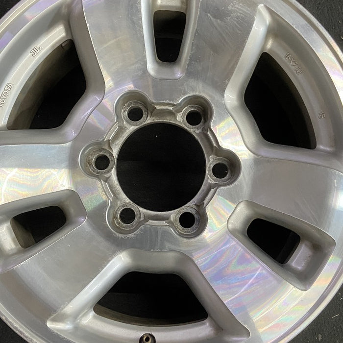 16" 4 RUNNER 96-98 16x7 alloy w/Chou Seiki manufacturer shank lug nuts requires washer Original OEM Wheel Rim