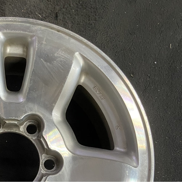 16" 4 RUNNER 96-98 16x7 alloy w/Chou Seiki manufacturer shank lug nuts requires washer Original OEM Wheel Rim