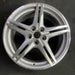 19" CORVETTE 23-24 frt 19x8.5 10 single spoke sterling silver opt Q9Y Original - Front View