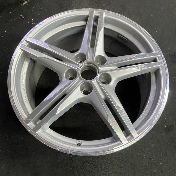 19" CORVETTE 23-24 frt 19x8.5 10 single spoke sterling silver opt Q9Y Original - View 7