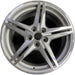 19" CORVETTE 23-24 frt 19x8.5 10 single spoke sterling silver opt Q9Y Original - Front View