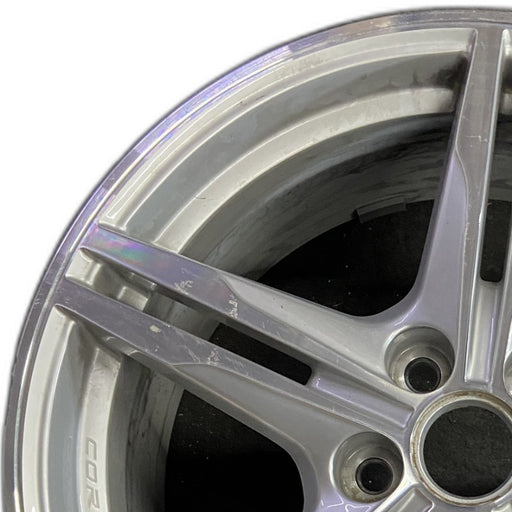 19" CORVETTE 23-24 frt 19x8.5 10 single spoke sterling silver opt Q9Y Original - Angle View