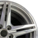 19" CORVETTE 23-24 frt 19x8.5 10 single spoke sterling silver opt Q9Y Original - Side Profile