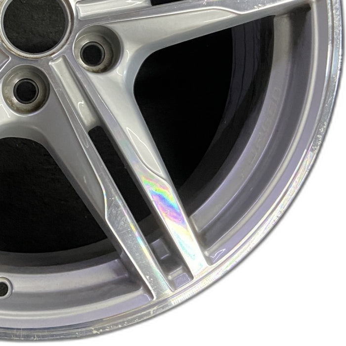 19" CORVETTE 23-24 frt 19x8.5 10 single spoke sterling silver opt Q9Y Original - Close-Up Detail
