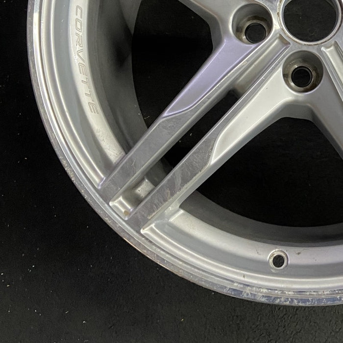 20" CORVETTE 23-24 rear 20x11 10 single spoke sterling silver opt Q9Y Original - Additional View