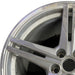 20" CORVETTE 23-24 rear 20x11 10 single spoke sterling silver opt Q9Y Original - Angle View