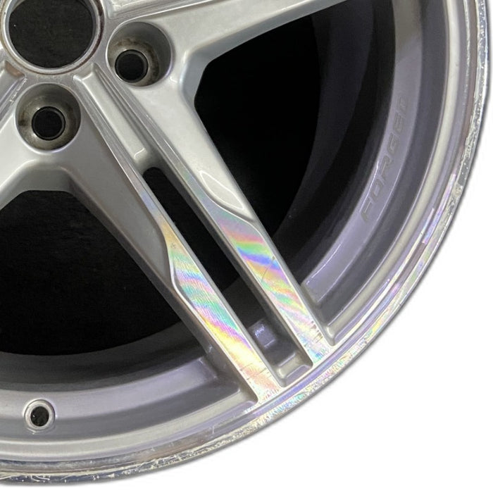 20" CORVETTE 23-24 rear 20x11 10 single spoke sterling silver opt Q9Y Original - Close-Up Detail