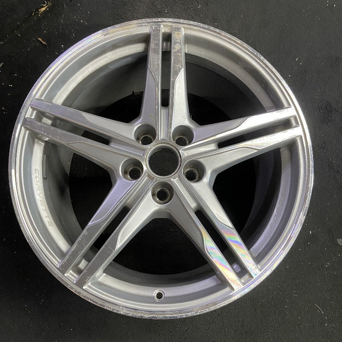 20" CORVETTE 23-24 rear 20x11 10 single spoke sterling silver opt Q9Y Original - Additional View