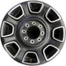 20" FORD F250SD PICKUP 23-25 20x8, , solid spoke, black, slotted spoke Original - Front View