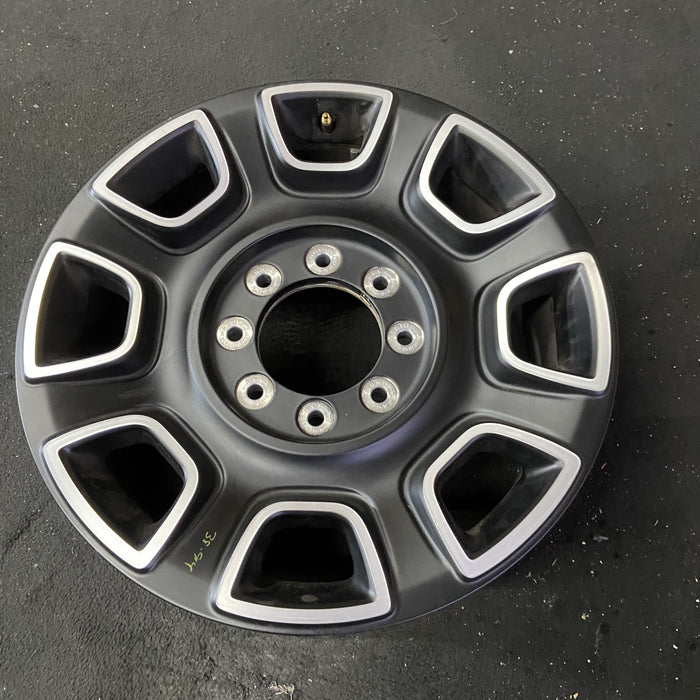 20" FORD F250SD PICKUP 23-25 20x8, , solid spoke, black, slotted spoke Original - Close-Up Detail