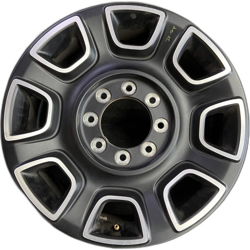 20" FORD F250SD PICKUP 23-25 20x8, , solid spoke, black, slotted spoke Original - Front View