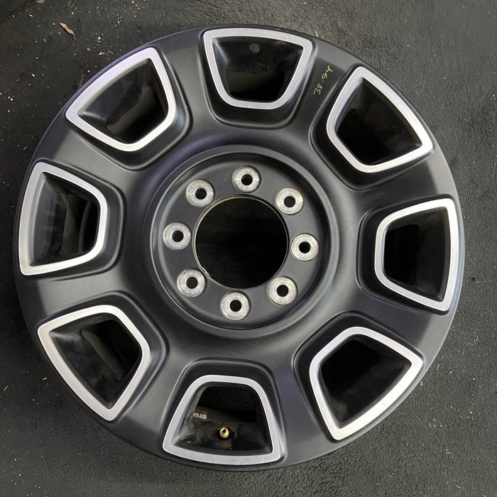 20" FORD F250SD PICKUP 23-25 20x8, , solid spoke, black, slotted spoke Original - Angle View